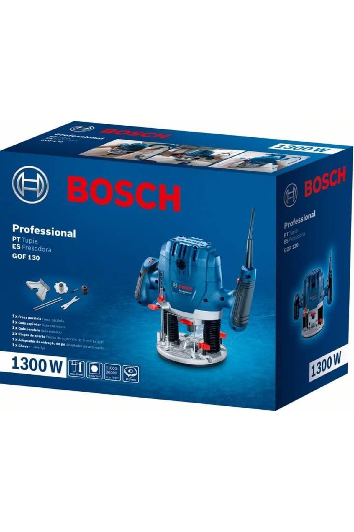 BRF MRT Professional GOF 130 Makinesi (1.300 W, Uç girişi: 6-8 mm, 11.000-28.000 dev/dak) 1211562