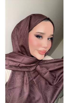 İLGEN TEKSTİL JAKARLI KENDİNDEN DESENLİ ŞAL