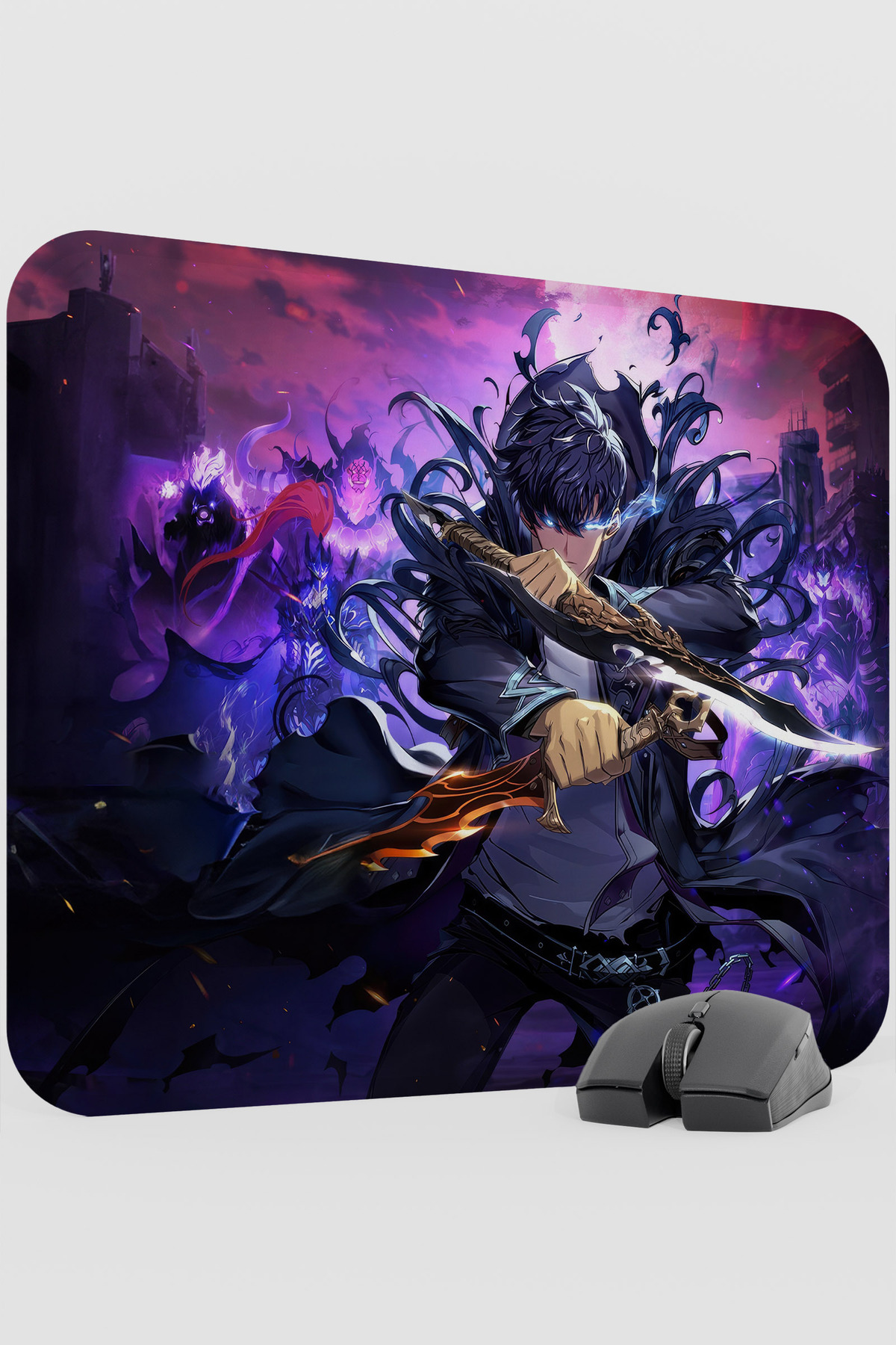 Solo Leveling Anime V2 - 48X40 XL Gaming Rubber Anti-Slip Base Mouse Pad Mouse Pad