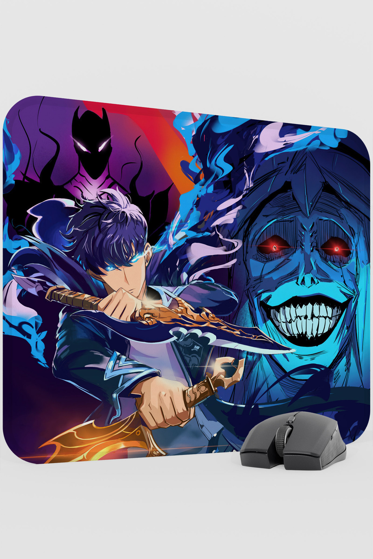 Solo Leveling Anime V3 - 48X40 XL Gaming Rubber Anti-Slip Base Mouse Pad Mouse Pad