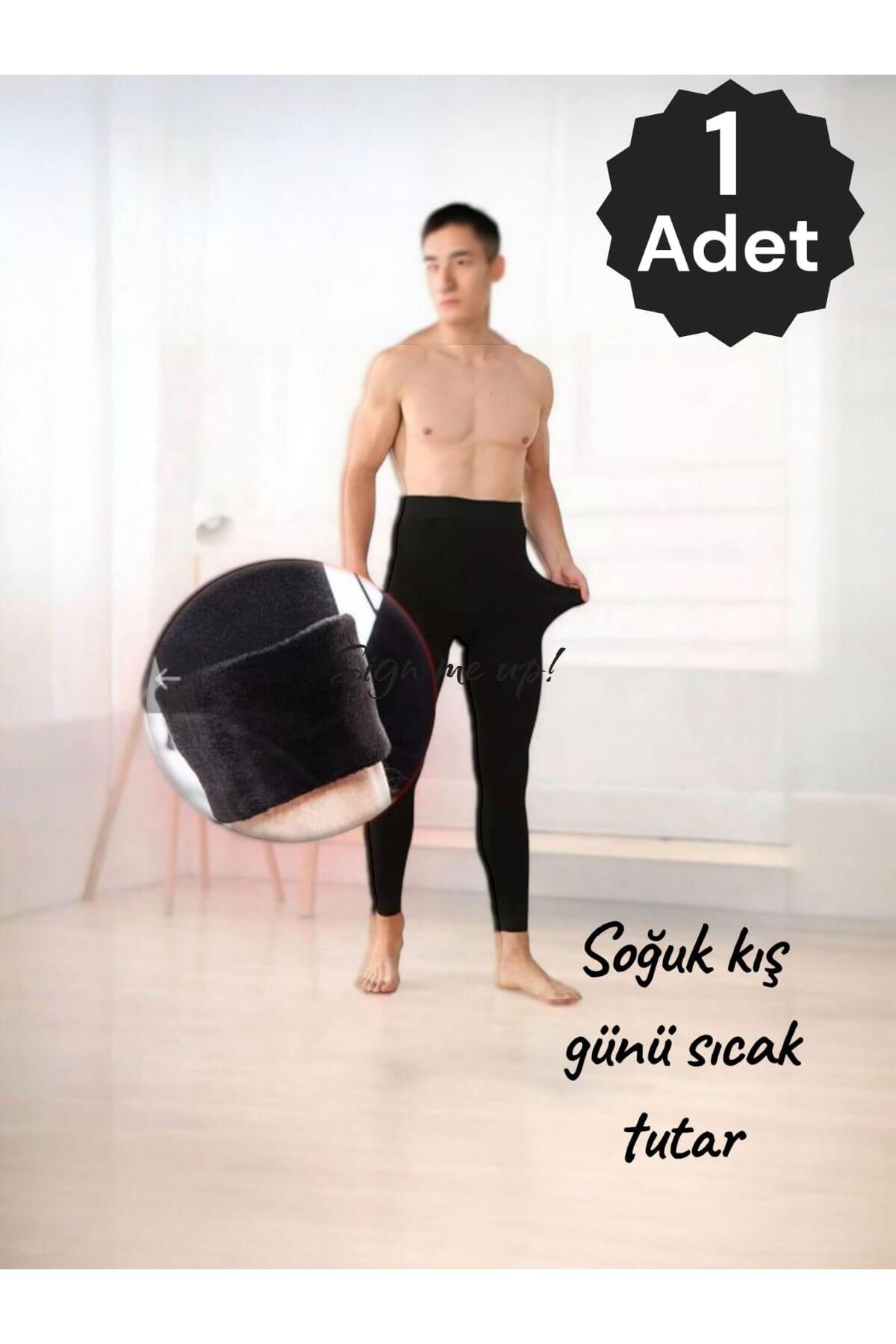 HAYEL 1 Adet Termal Havlu Erkek Pantolan Altı Kalın Tayt görsel 2