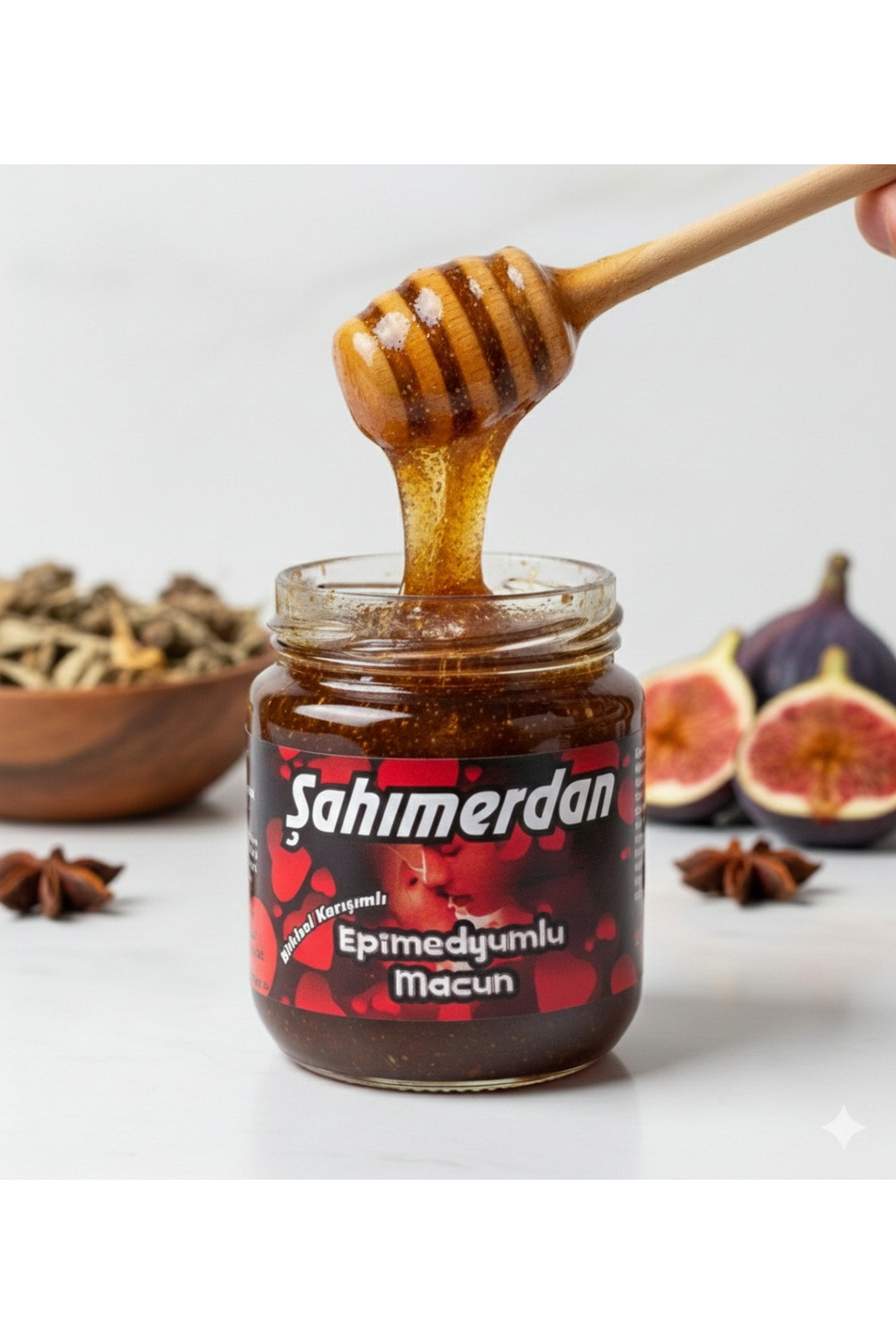 Ballı Ginsengli Kuvveti mesir Atom macun 240gr — 1458 — تصویر 2 از 3