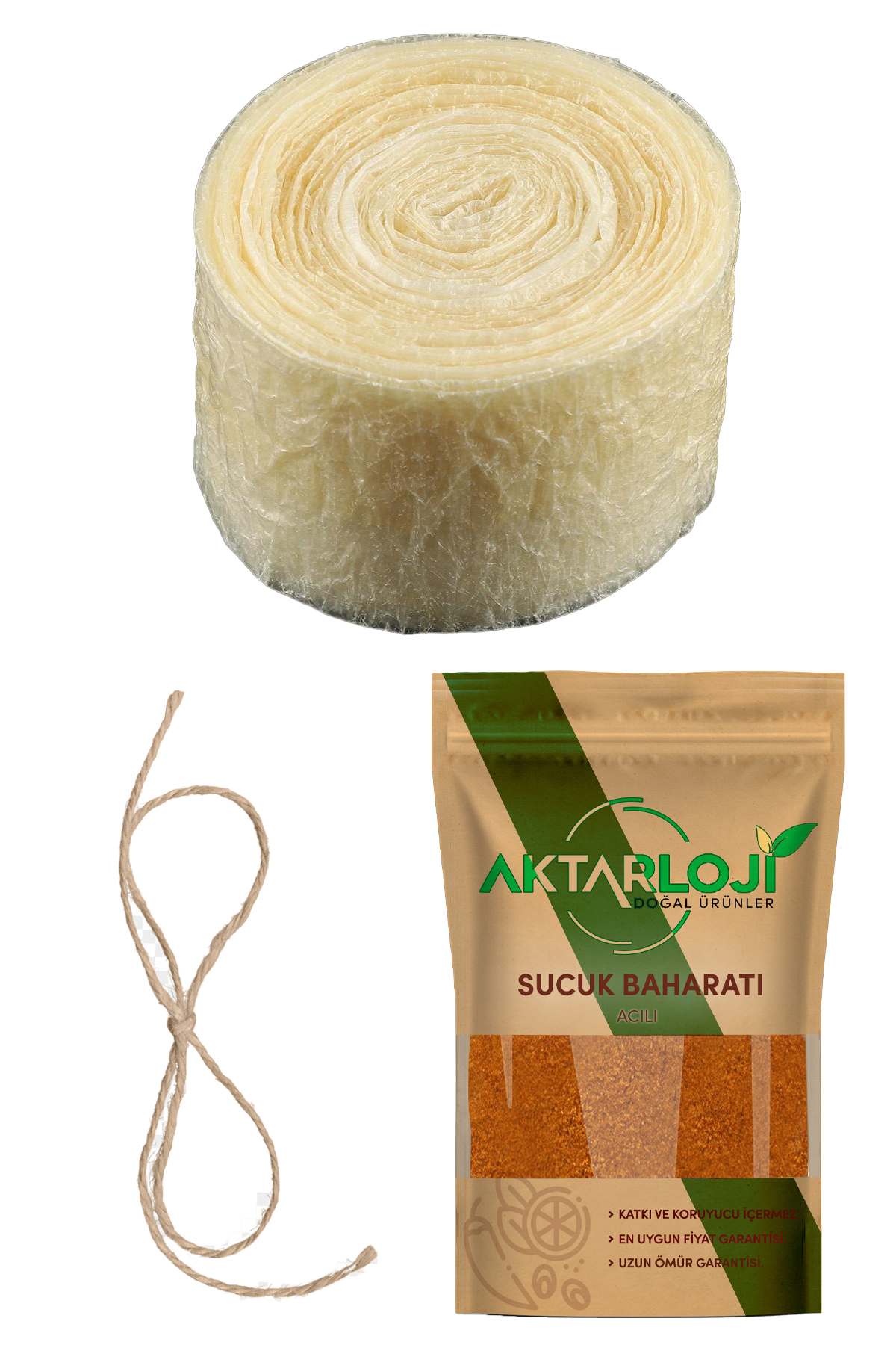 aktarloji 2 Kg Kıyma İçin Ev Yapımı ACILI Sucuk Yapma Seti / 150 Gr Sucuk Baharatı, 2 mt Sucuk Bağırsağı İp - Fiyatı, Yorumları