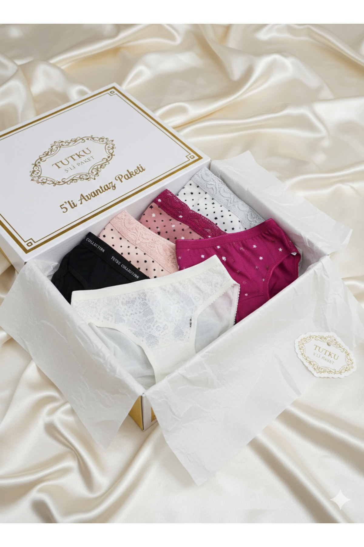 DiYer ALTU iç giyim bikini 6li set Renkli