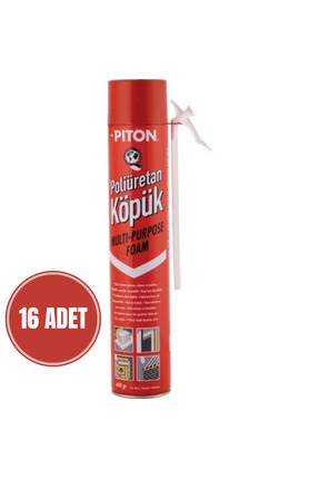 Piton Yarım dolum köpük 600gr ÇOK AMAÇLI POLİÜRETAN ESASLI MONTAJ KÖPÜĞÜ 1 ko...