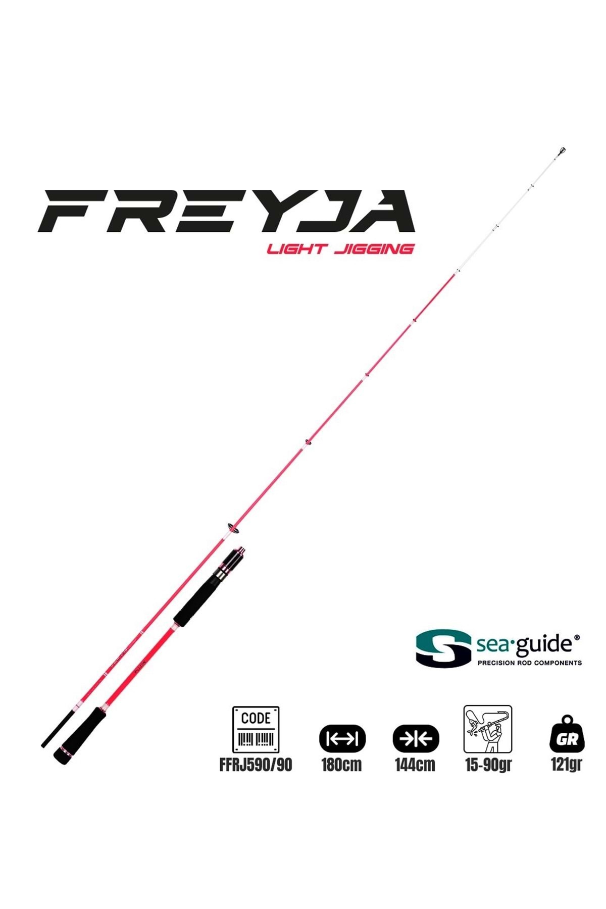 Fujin Freyja Light Jigging 180cm 15-90gr Jig Kamış