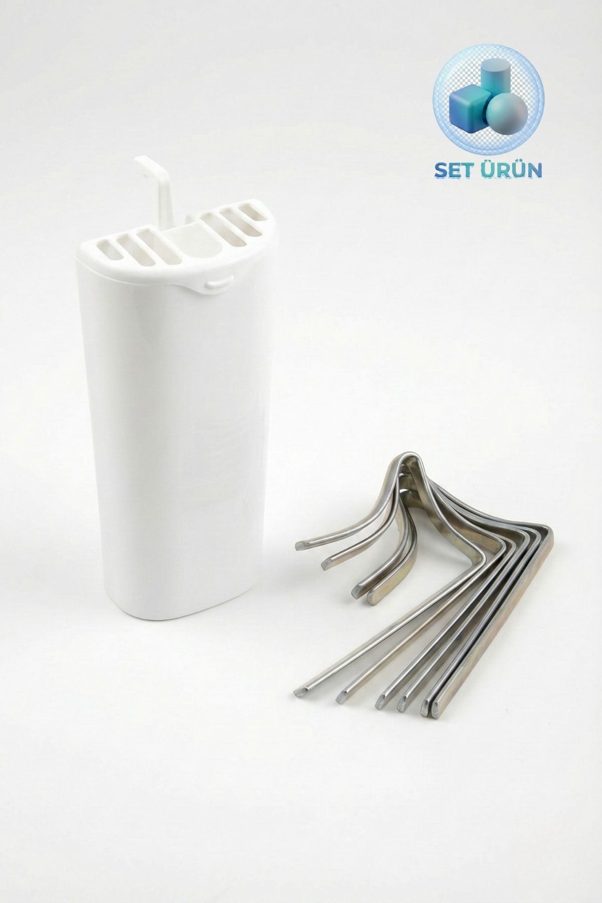 Raftantopla Kalorifer Peteği Hava Nemlendirici Suluk ve 8 Adet Metal Masa Örtüsü Kıskacı Pratik Ev Seti