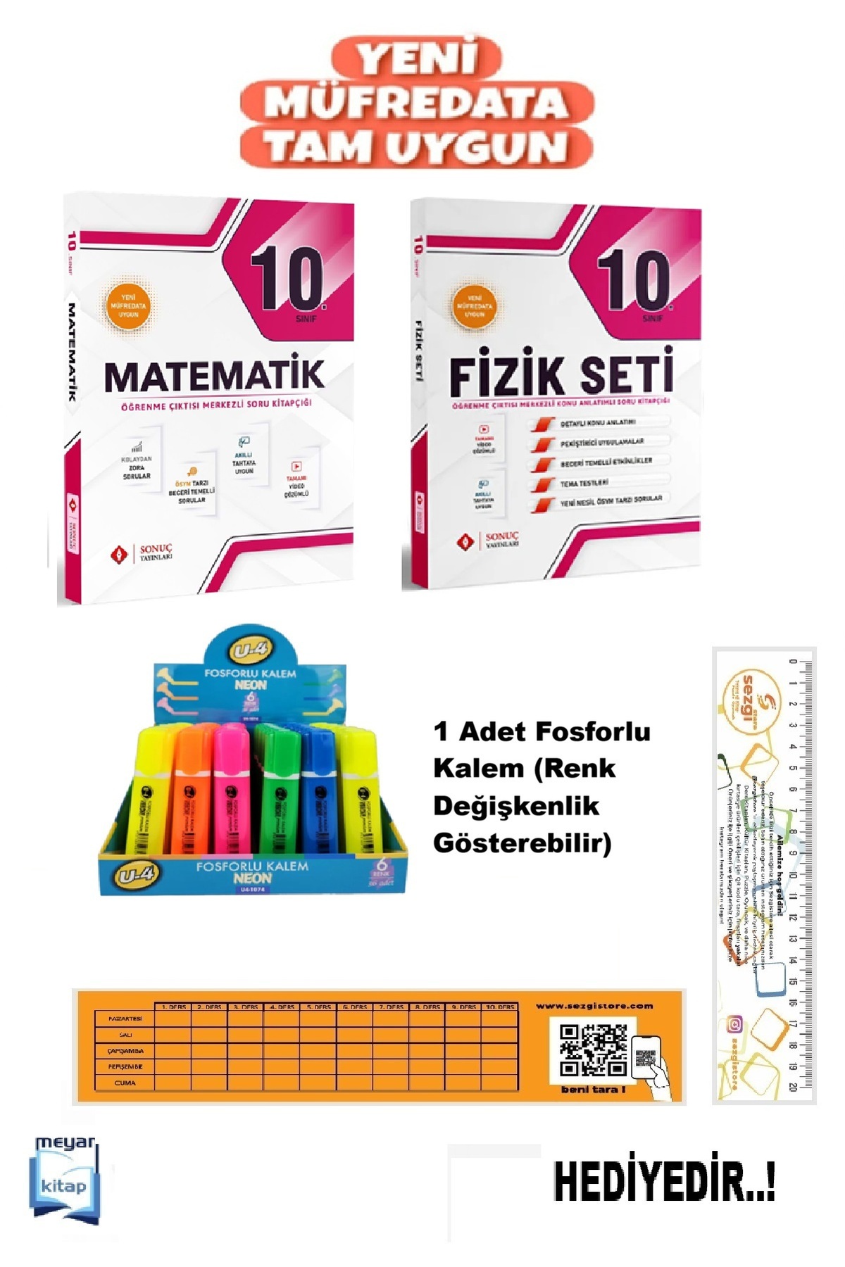 Sonuç Yayınları Sonuç 10.Sınıf Modüler Set Matematik-Fizik YENİ