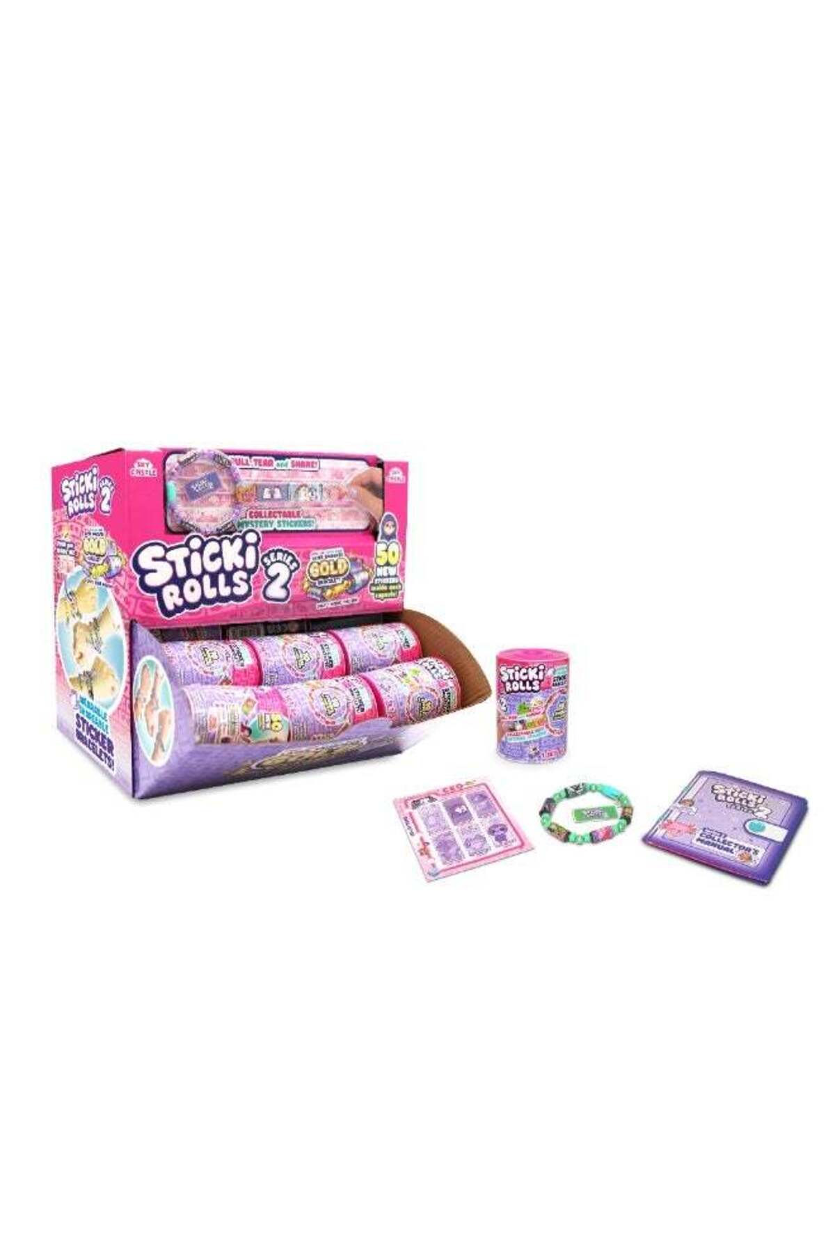 مجموعه استیکی رولز سری ۲ کپسول بند – دستبند چسبی پوشیدنی DIY برای کودکان