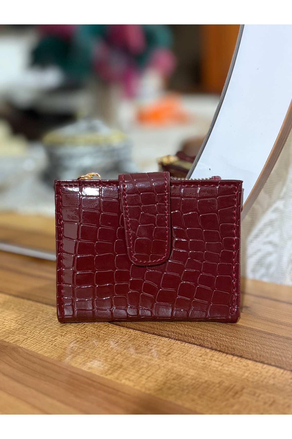 ALTUNAY Bordo Kartlık/Cüzdan Küçük Boy