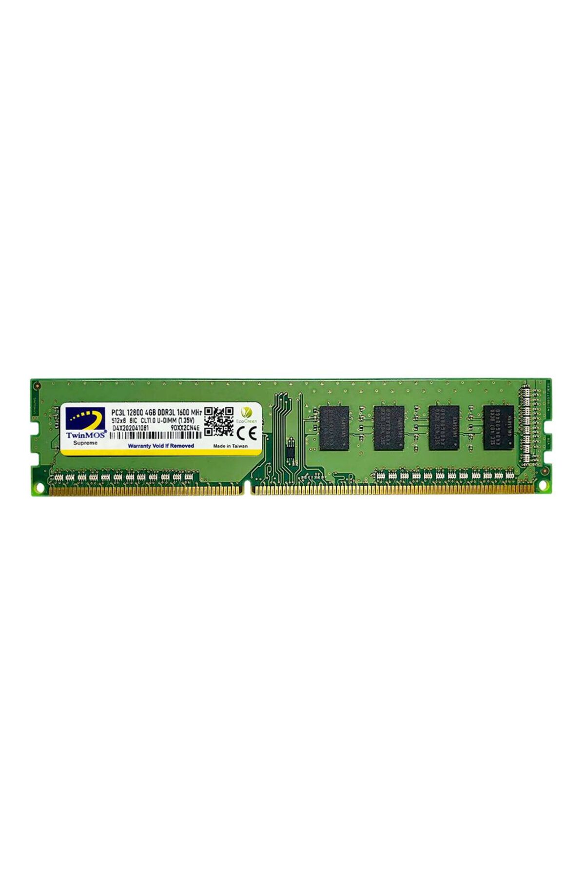 TREND TWINMOS 4GB 1600MHz DDR3 1.35V PC Ram MDD3L4GB1600D