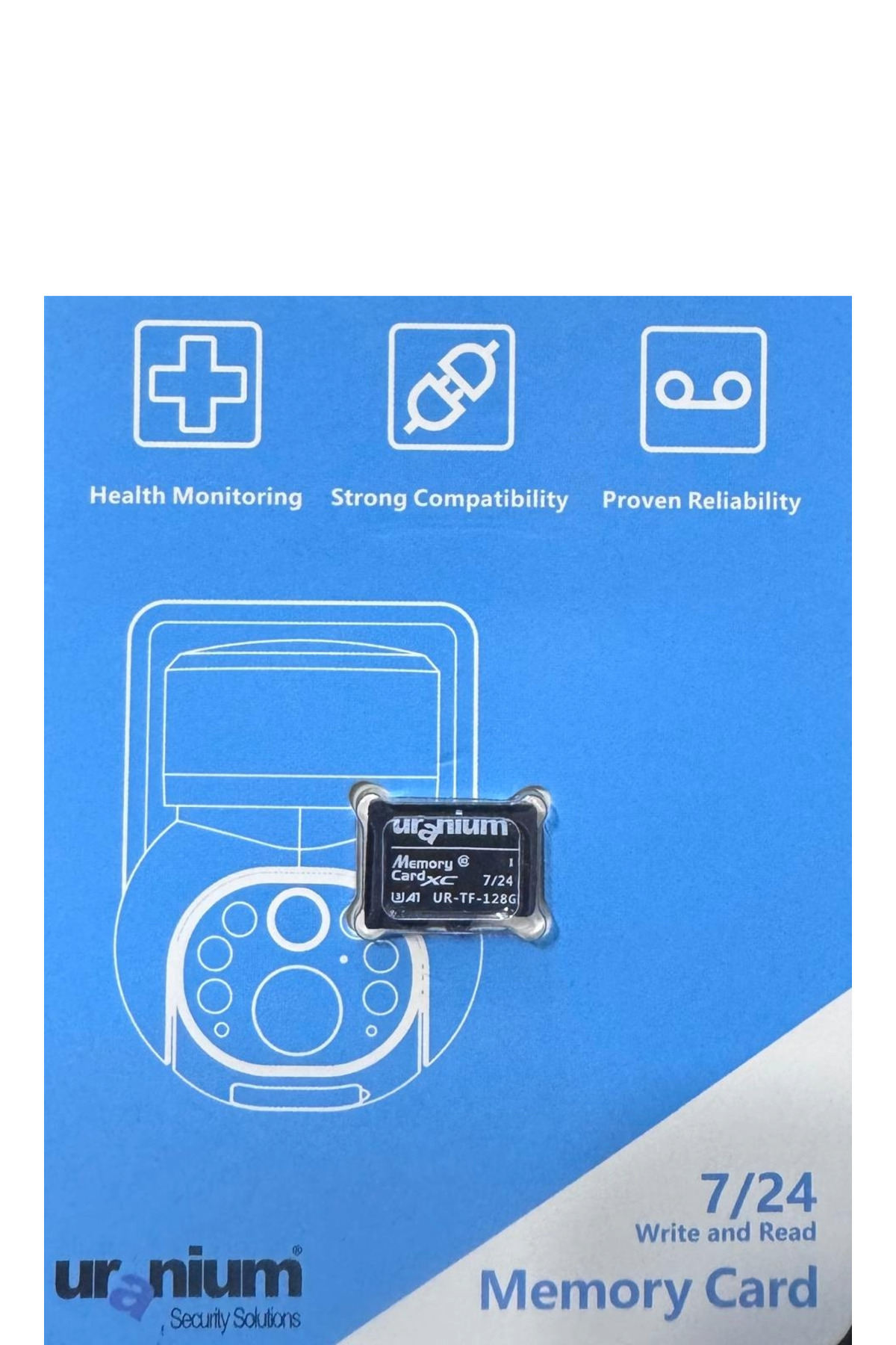 URANIUM UR-TF-128G Class 10 UHS-I U3 A1 128 GB Micro SD Kart