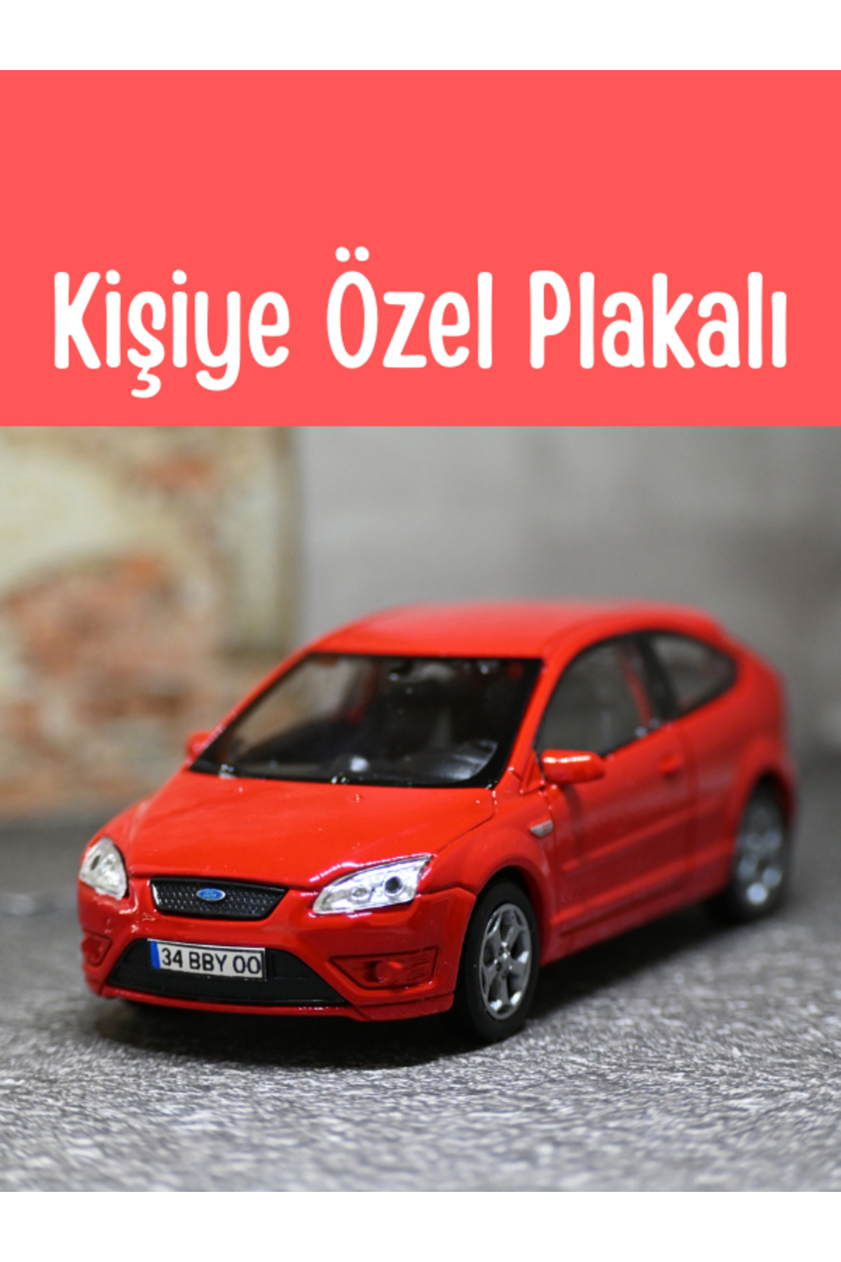 bebeym Ford Focus Metal Araba - 1:36 Ölçek Ford Focus Oyuncak