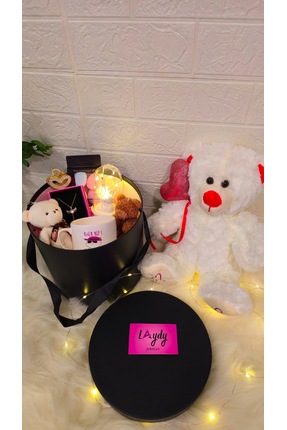 Laydy Collection Ayışığı hediye kutusu & balonlu ayıcık seti