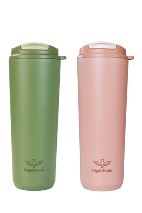 Fagel Fenix 2in1 710 ml Triple Sip Vibrant Forest&Dune Rose Çift Katmanlı Pas...