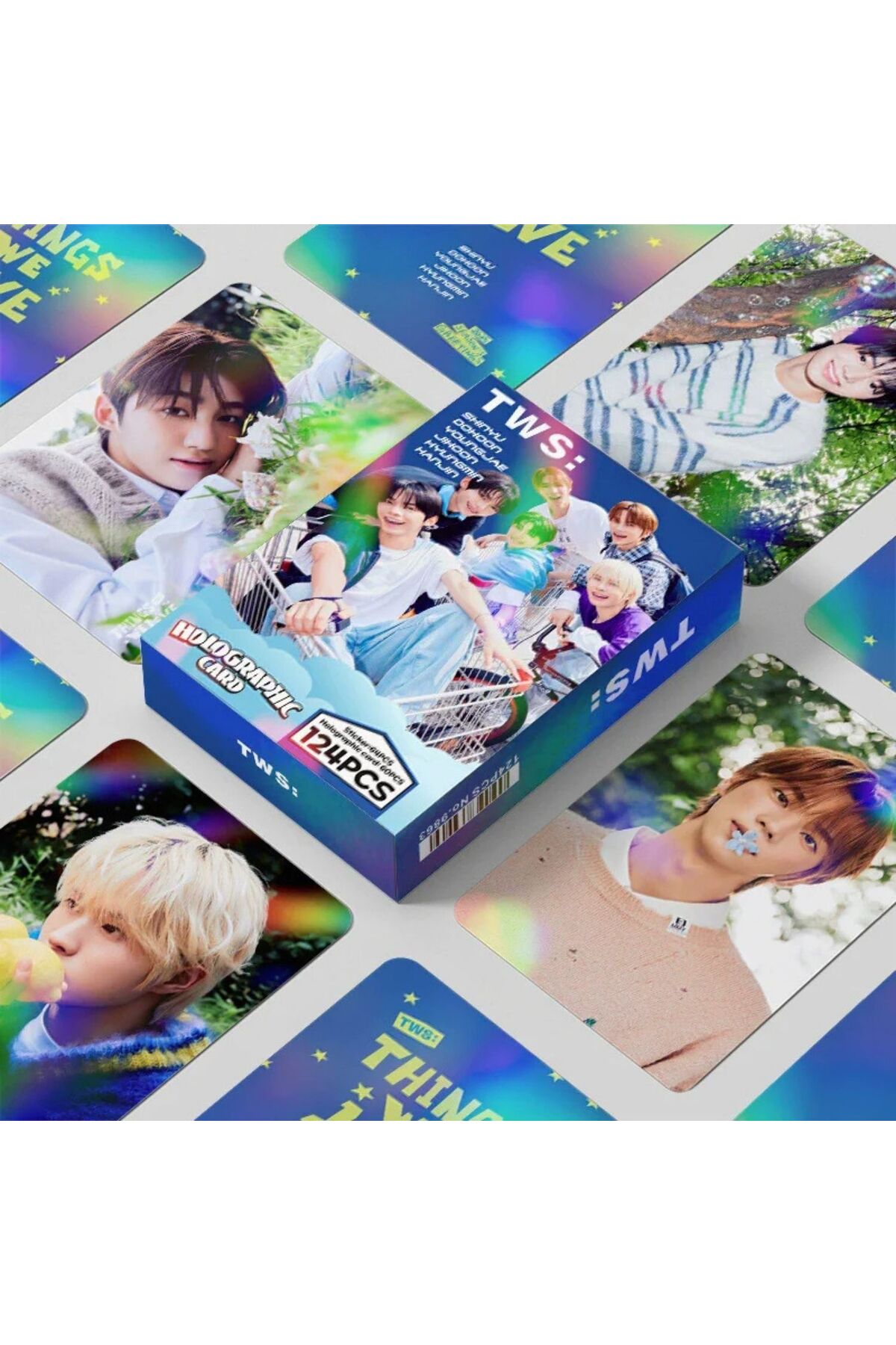 Kpop Dünyasi TWS '' Things We Love '' Çift Yön Baskılı Hologramlı