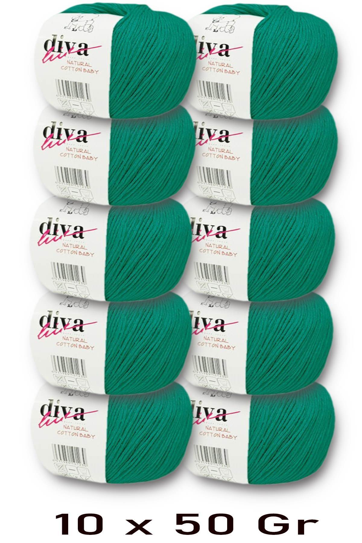 Premium Amigurumi Rope Punch Baby Soft Cotton 500 g (pack of 10) - 2121