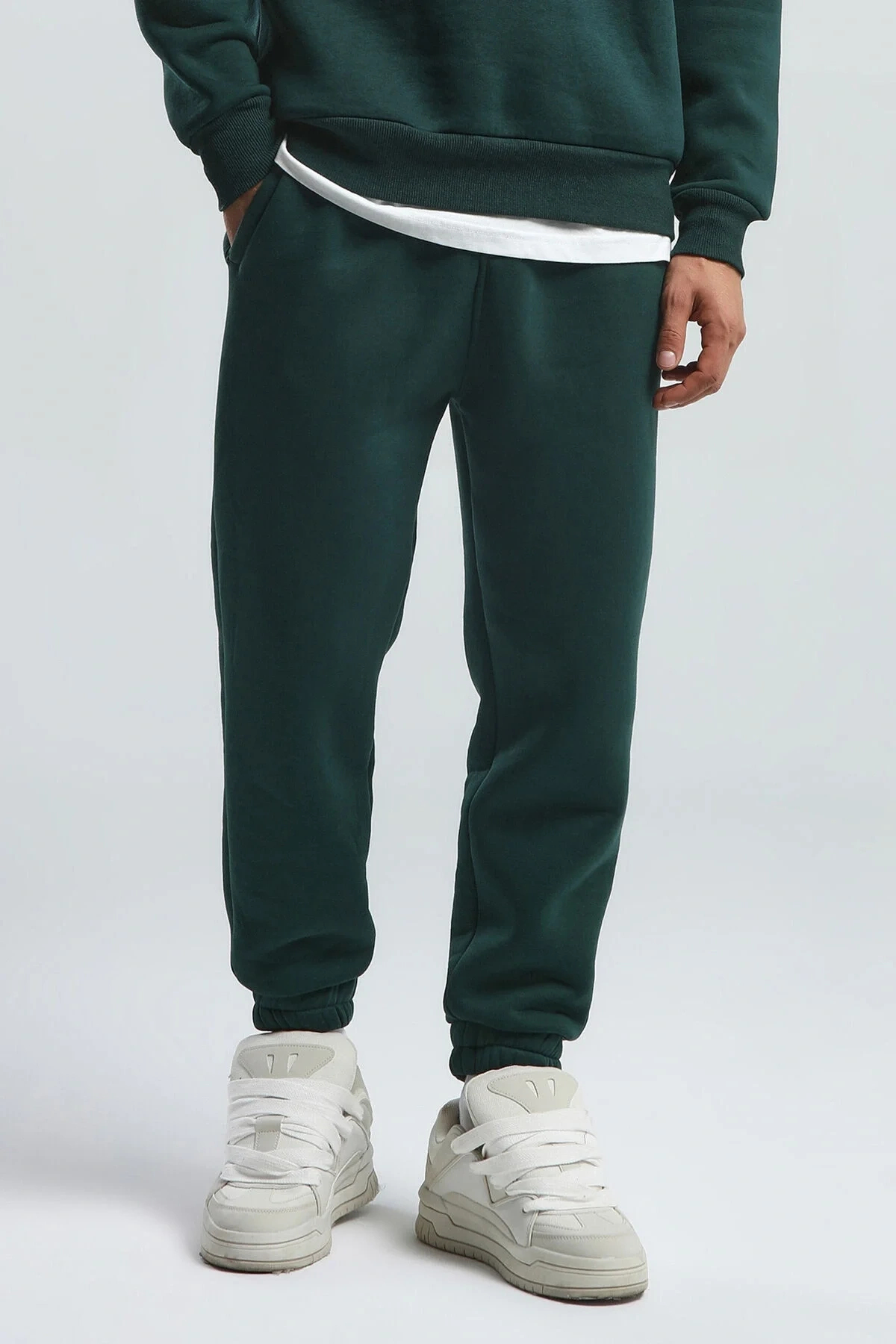 BENMANAJ Erkek Yeşil Jogger Eşofman Altı