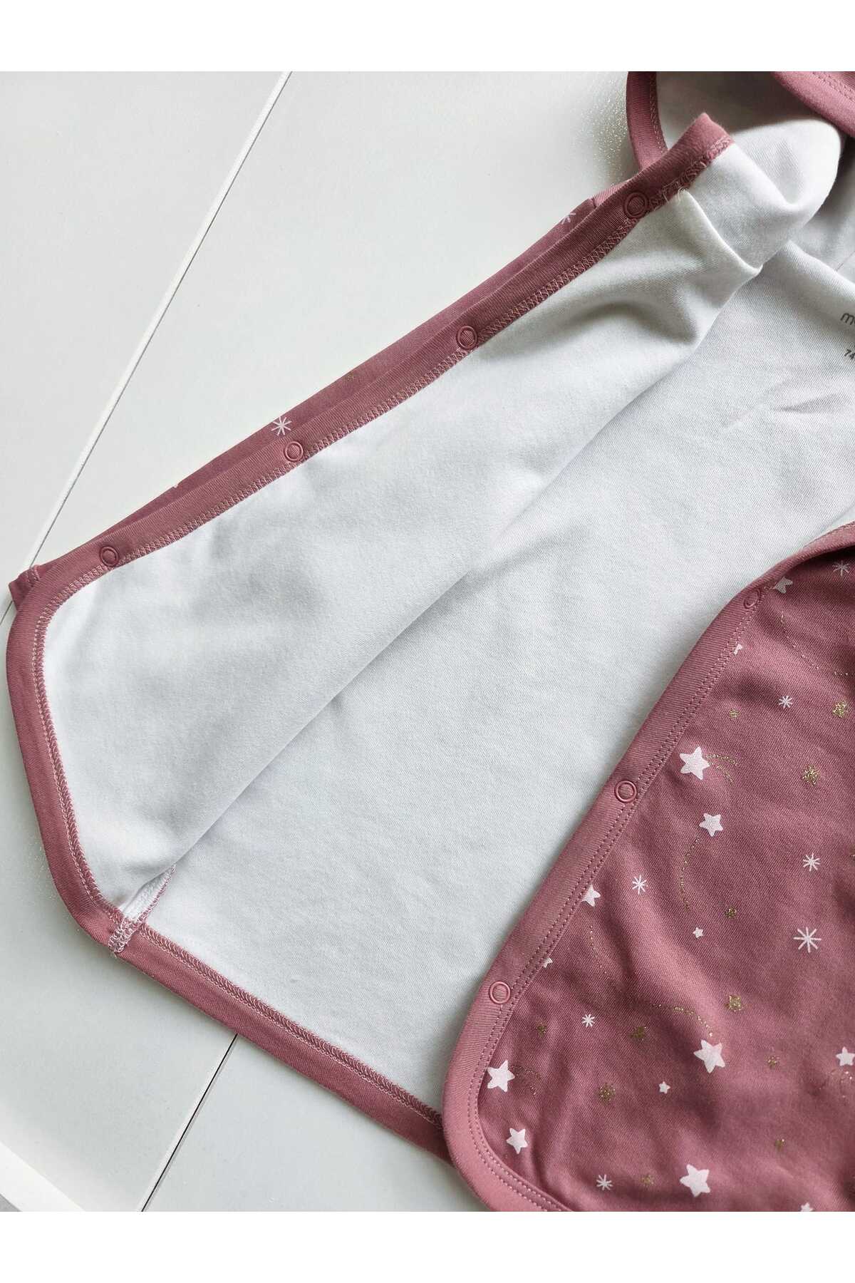 Baharda Nova Oeko Tex Sertifikalı %100 Organik Pamuk Çift Katlı Bebek Çocuk Kız/Erkek Kapşonlu Penye Hırka fotoğrafı 3 (önizleme)