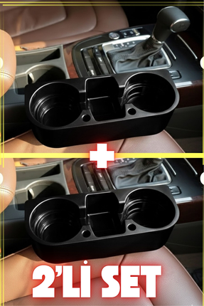Wiforte Araba İçi Bardak Tutucu (2’li Set) – Oto Araç Koltuk Yanı Bardaklık, ...