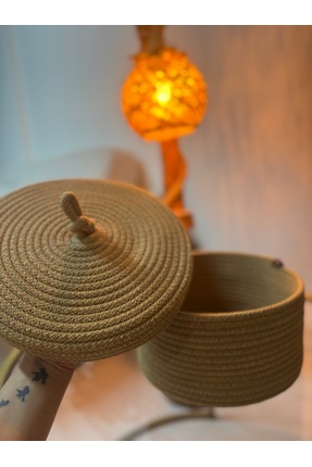 MMSGHOMEDECOR Organizer sepet,Kapaklı sepet