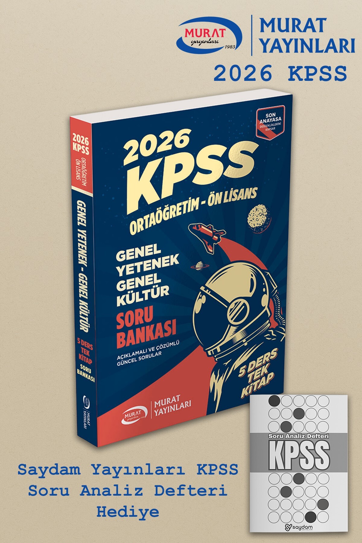 Murat Yayınları 2026 KPSS Ortaöğretim Önlisans Tüm Dersler Soru