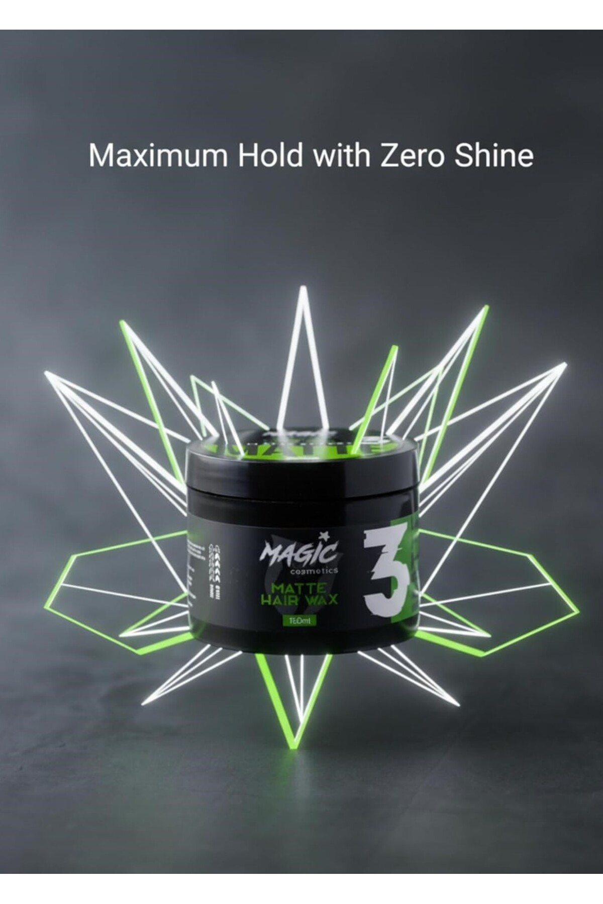 Mat ve Doğal Görünüm Sağlayan Saç Şekillendirici Wax 150 ml - Güçlü & Kalıcı Tutuş — Magic_Matte_Wax — تصویر 2 از 6