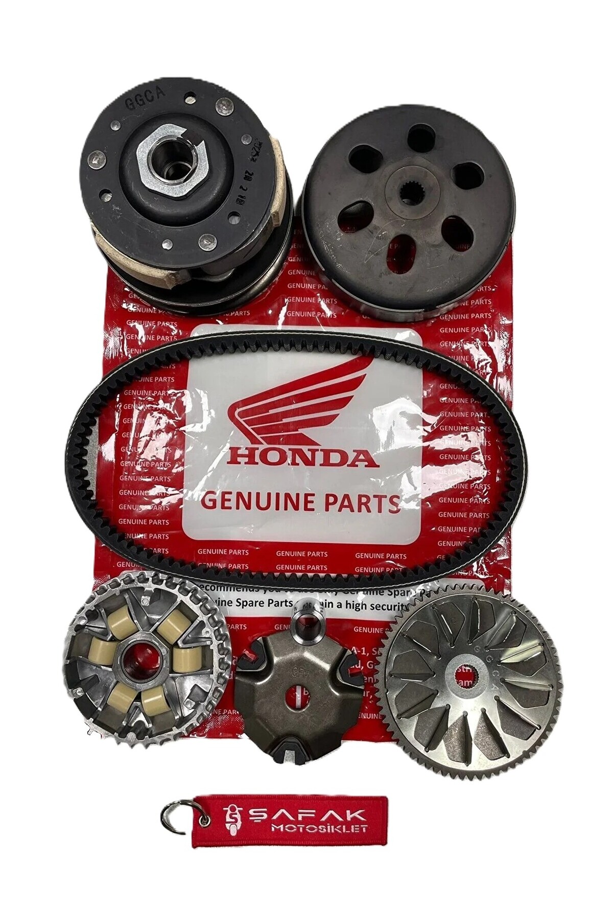 ŞAFAK MOTOSİKLET HONDA SPACY ÖN VARYATÖR KAYIŞ DEBRİYAJ SET
