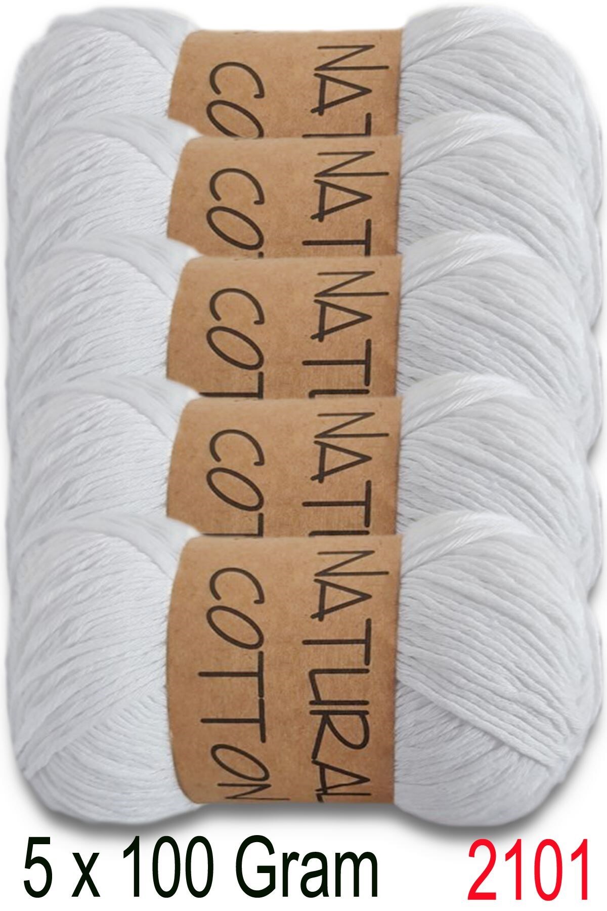 Diva Natural Cotton 2101 White (5 Pack)