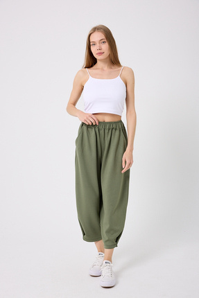 Home Şalvar Kesim Paçası Pileli Alt Eşofman Bordo