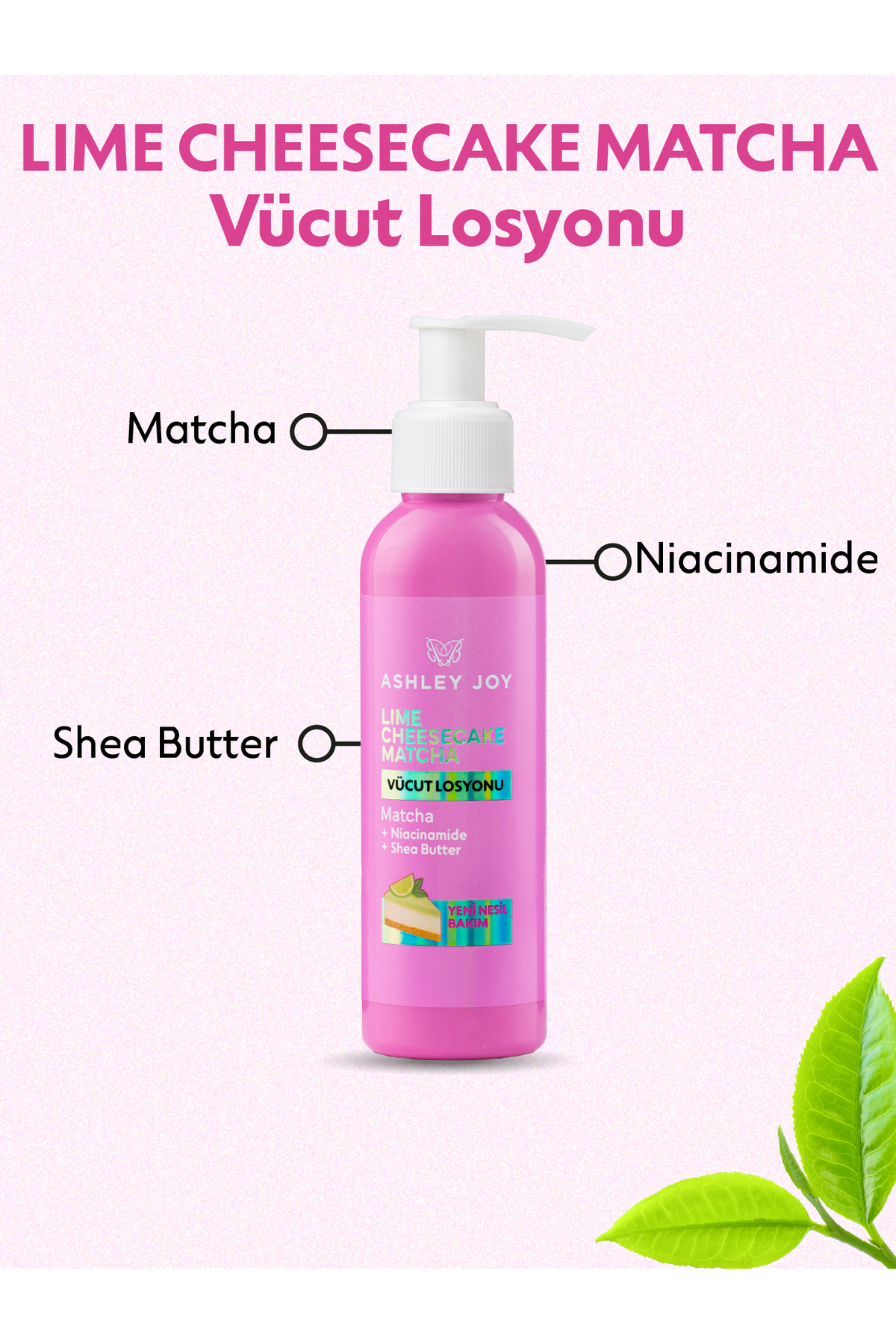 Lime Cheesecake Matcha Vücut Losyonu 150 ML — AJ.09.00012 — تصویر 3 از 7