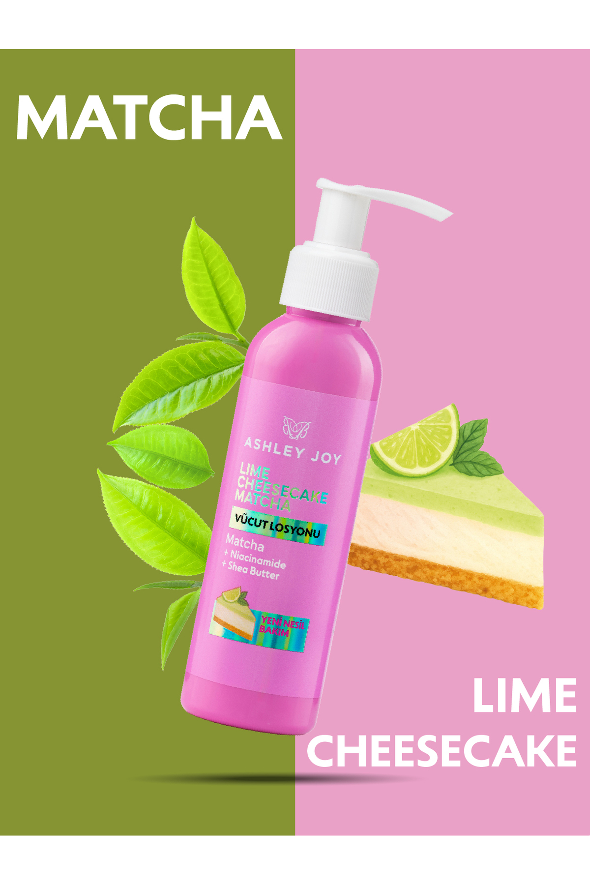 Lime Cheesecake Matcha Vücut Losyonu 150 ML — AJ.09.00012 — تصویر 2 از 7