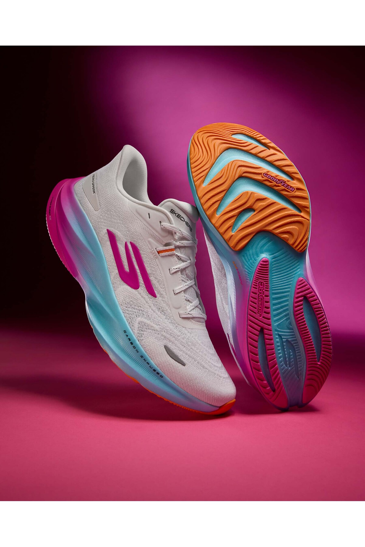 اسکچرز کفش‌های دویدن زنانه SKX AERO SPARK سفید کد 172200 WMLT