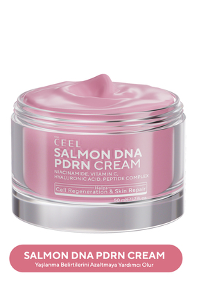 The Ceel Somon DNA PDRN Onarıcı Yüz Kremi – Seramid & Peptit Kompleksi 50 ml