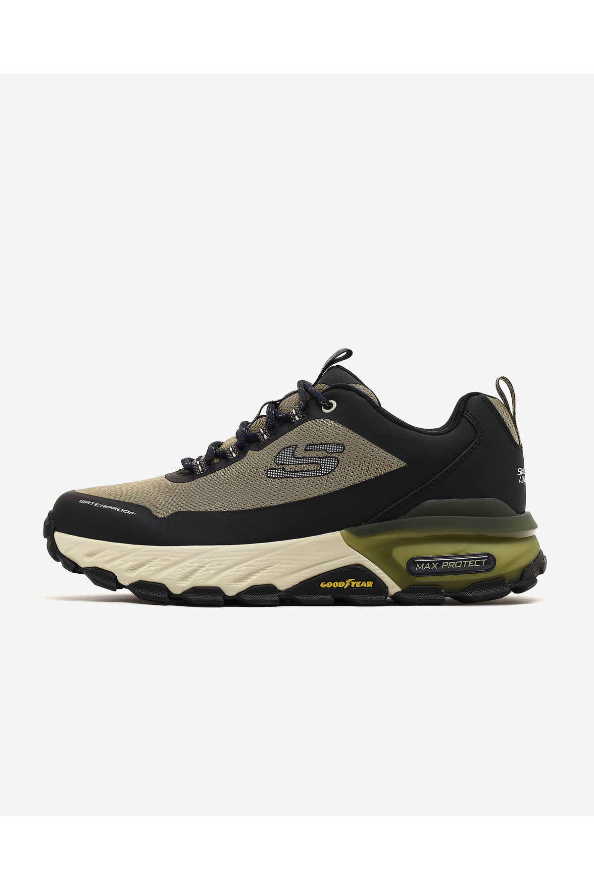 Skechers Max protect men's khaki outdoor shoe 237304 olbk- Trendyol