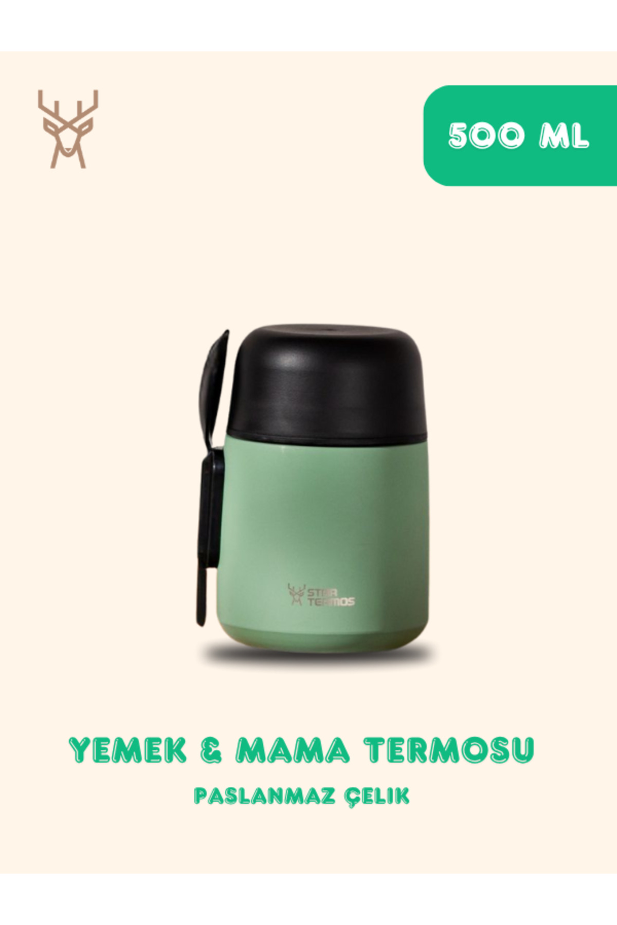 ATA HOME Yemek & Mama Termosu 500 ml - 8 Saat Sıcak, 12 Saat Soğuk 48 Saat Buz Tutma fotoğrafı 2 (önizleme)
