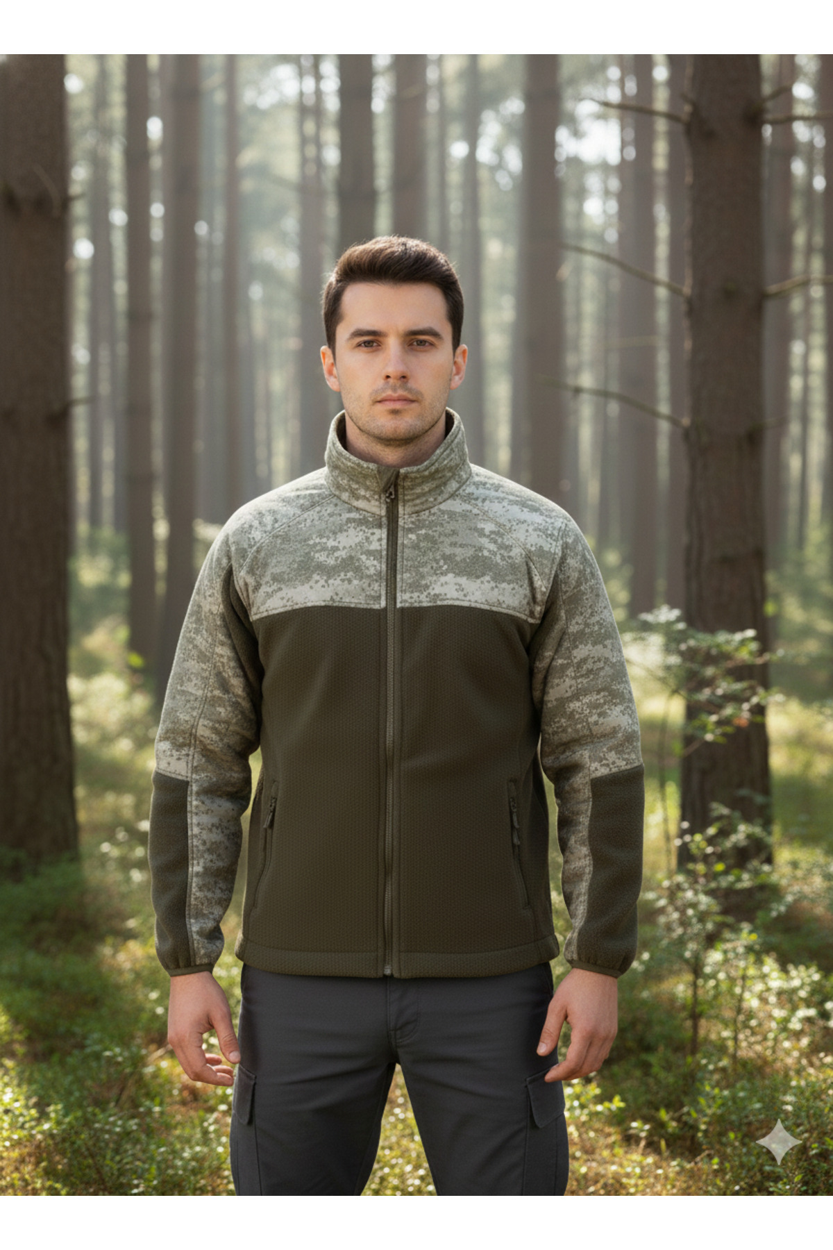TAKTİK OUTDOOR KAMUFLAJ POLAR MONT — رنگارنگ TSKGARNİPOLARMONT — تصویر 7 از 8