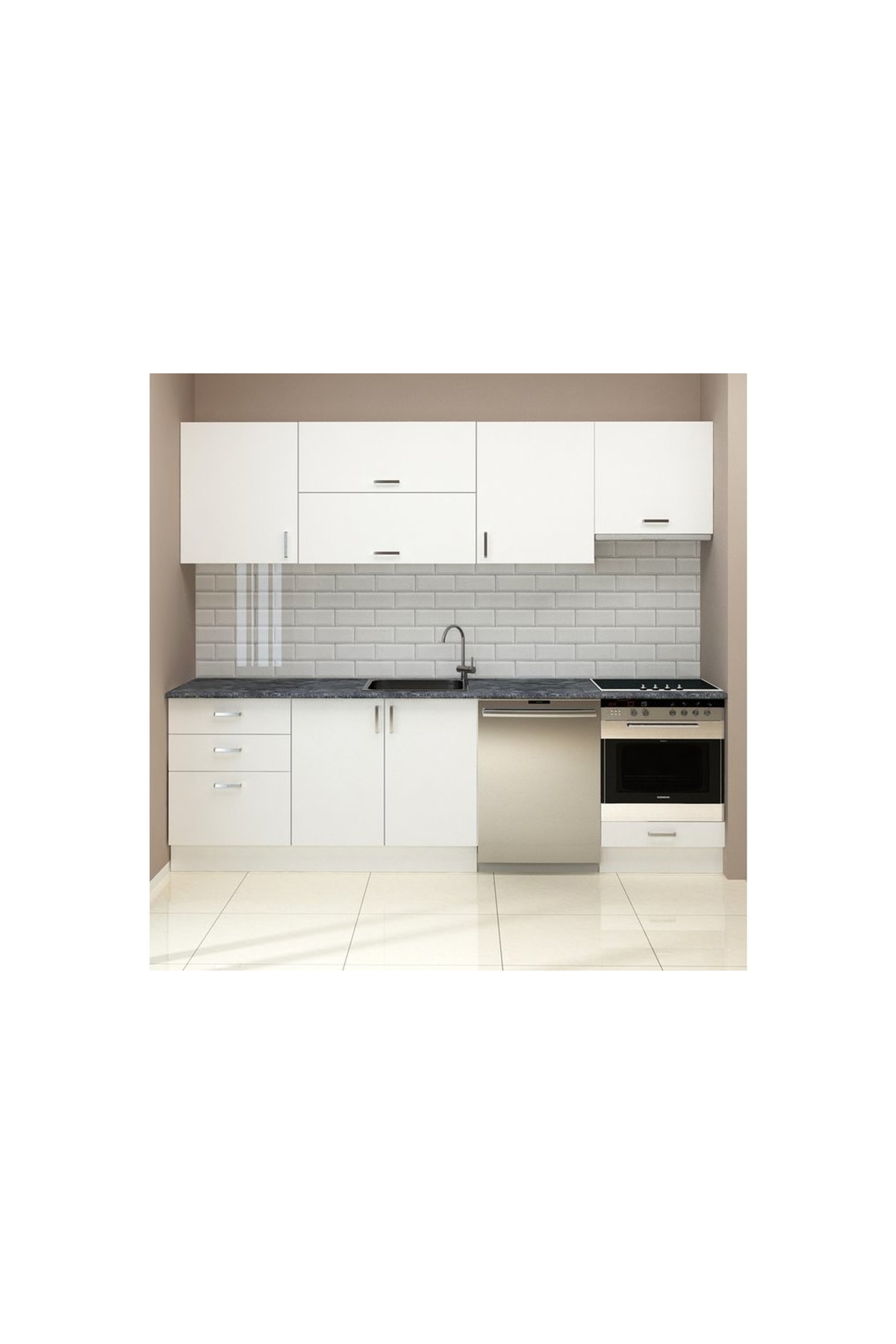 Vivense BESRA HAZIR MUTFAK DOLABI 270 CM - Fiyatı, Yorumları
