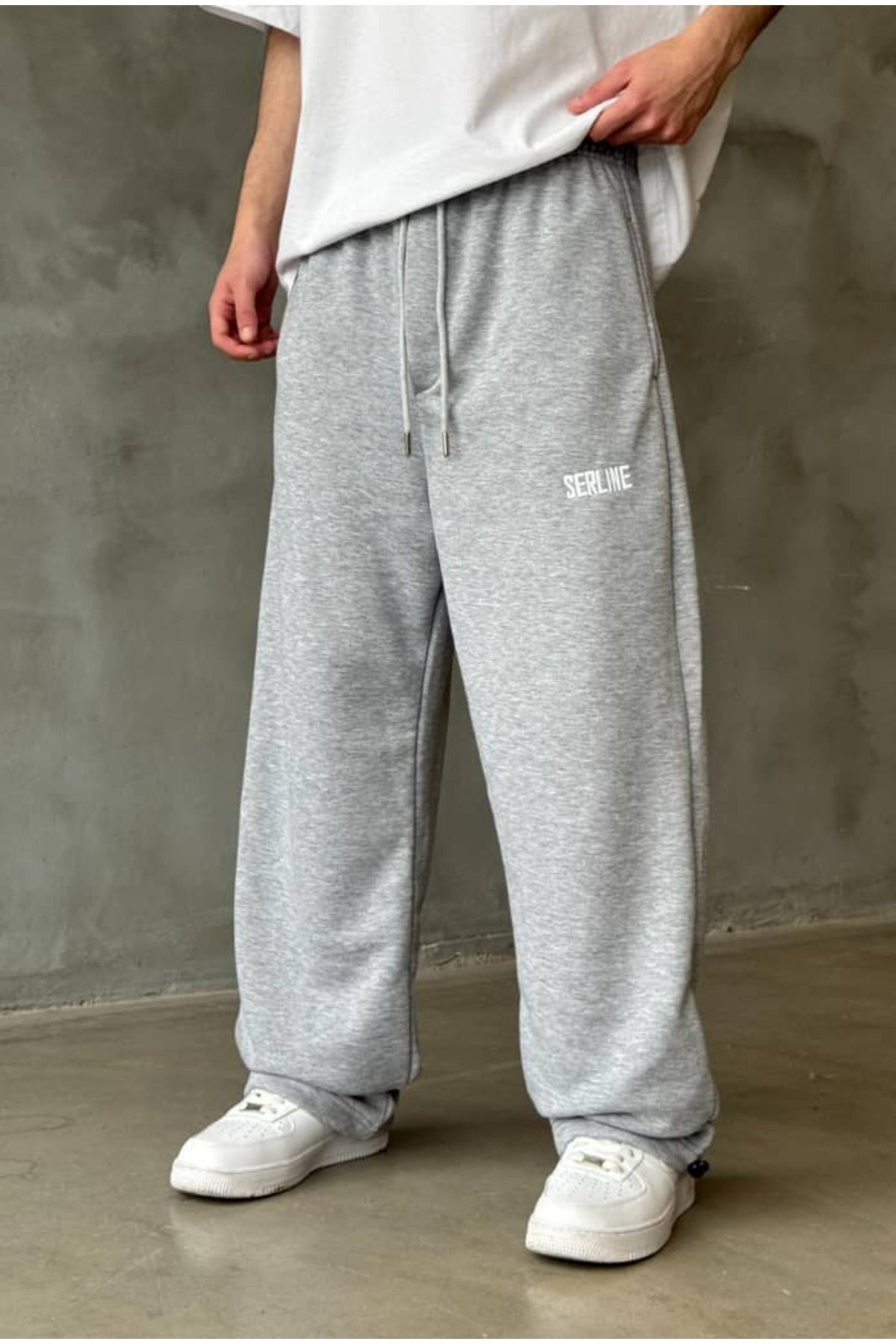 serline  Yazlık-Serline Premium Ayarlanabilir Paça Baggy Eşofman - Görsel 7