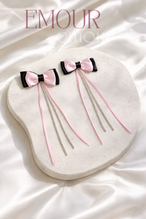 emour Zirkon Taşlı Fiyonk Toka Seti, Taşlı Sarkıt Fiyonk Toka Seti, Taşlı Zİn...