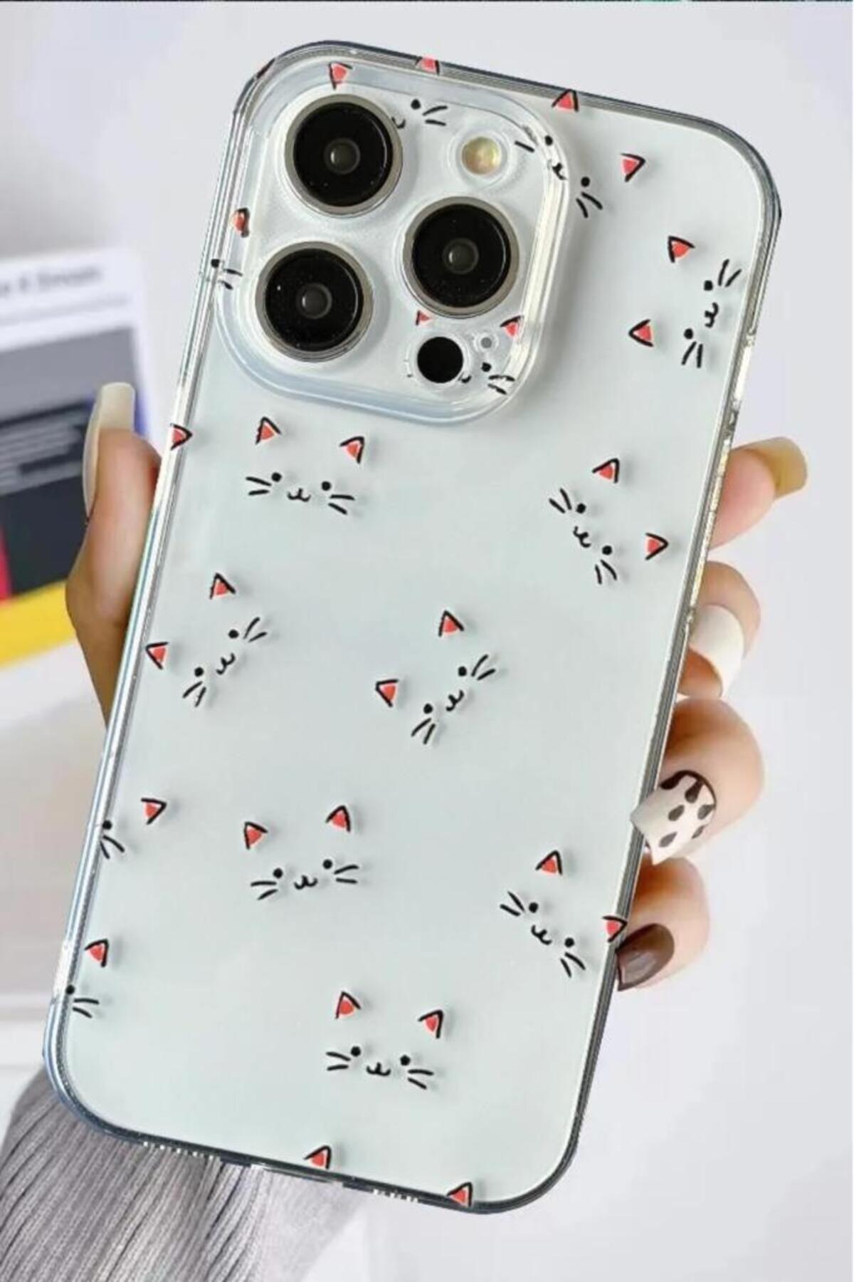 Iphone 14 Pro Max Case Pattern Transparent Silicone Case