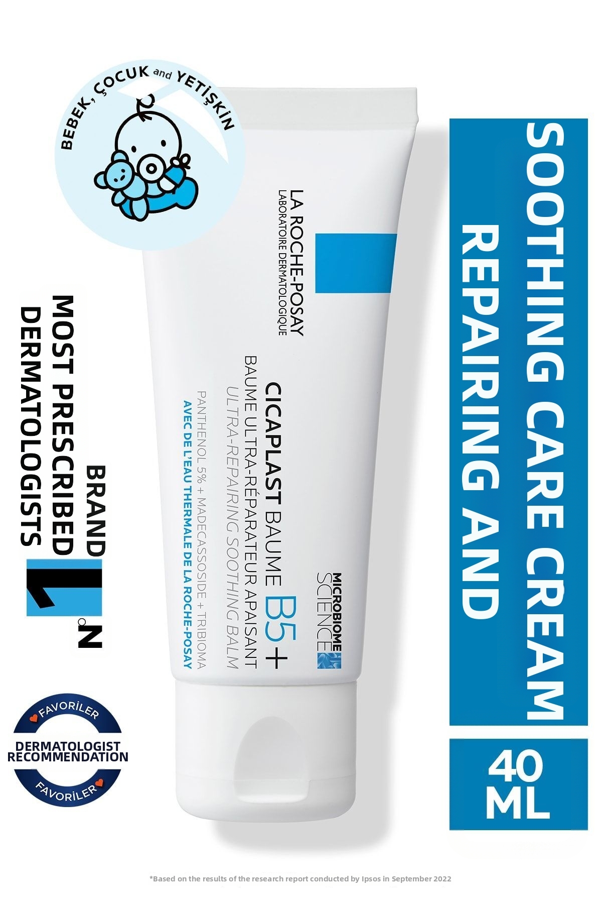 La Roche Posay Cicaplast Baume B5+ - 40 ml Repairing and Soothing Care Cream