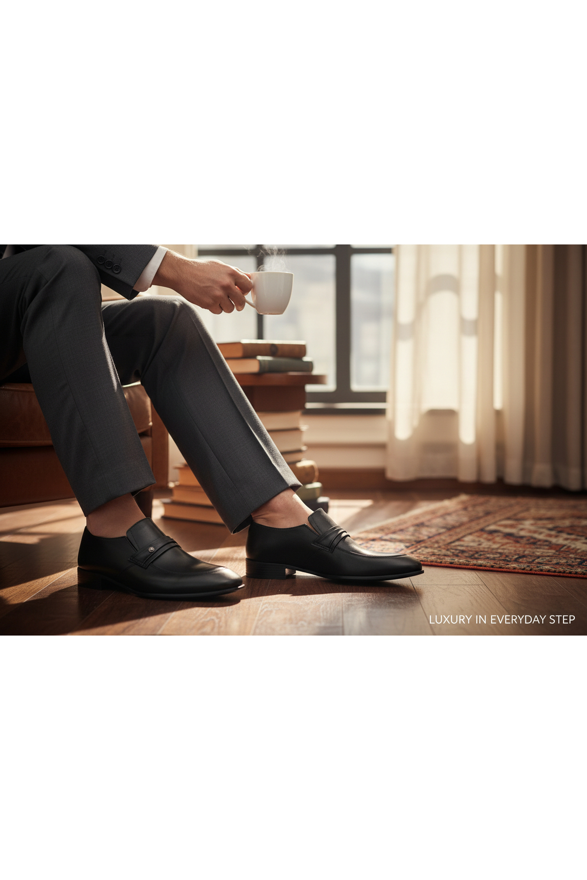 abar classic  ERKEK HAKİKİ DERİ NEOLİT TABAN KLASİK KUNDURA AYAKKABI - Görsel 4