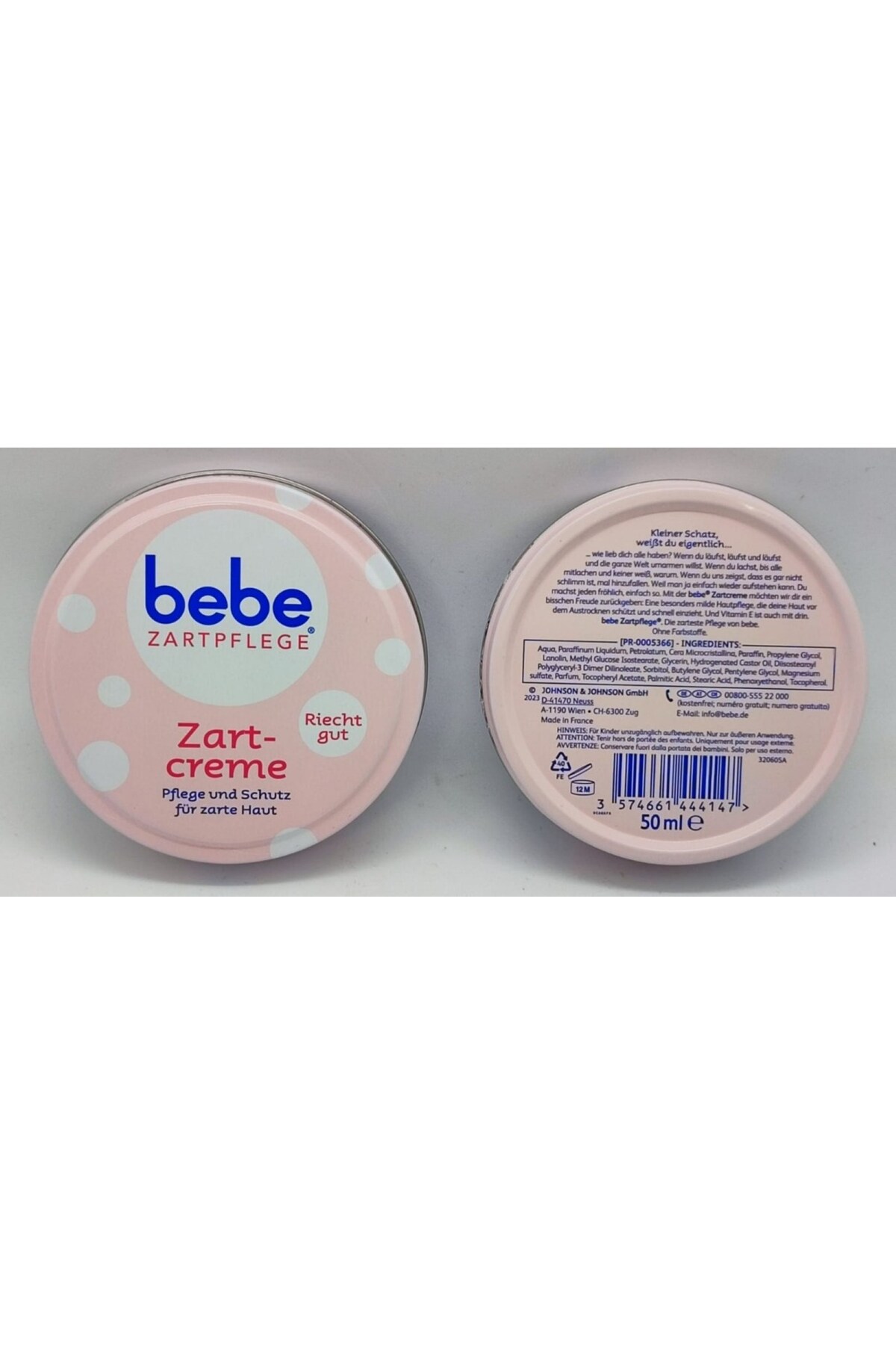 Bebe Zartpflege Zartcreme 50 ml Hassas Bakım Kremi fotoğrafı 2 (önizleme)