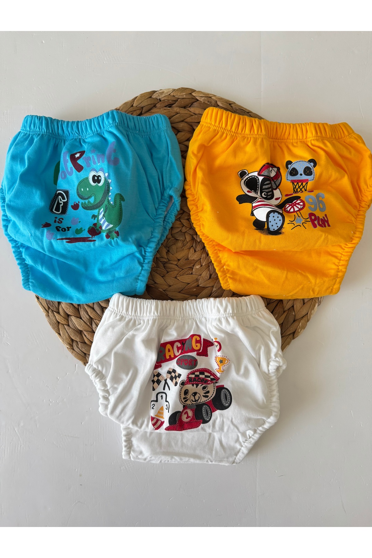 PİLEKİ BABY 3 ADET % 50 PAMUK % 50 MEMBRAN, İÇ KISMI HAVLU , SU GEÇİRMEZ (2 - 3 - 4 YAŞ ALIŞTIRMA KÜLODU ) fotoğrafı 2 (önizleme)