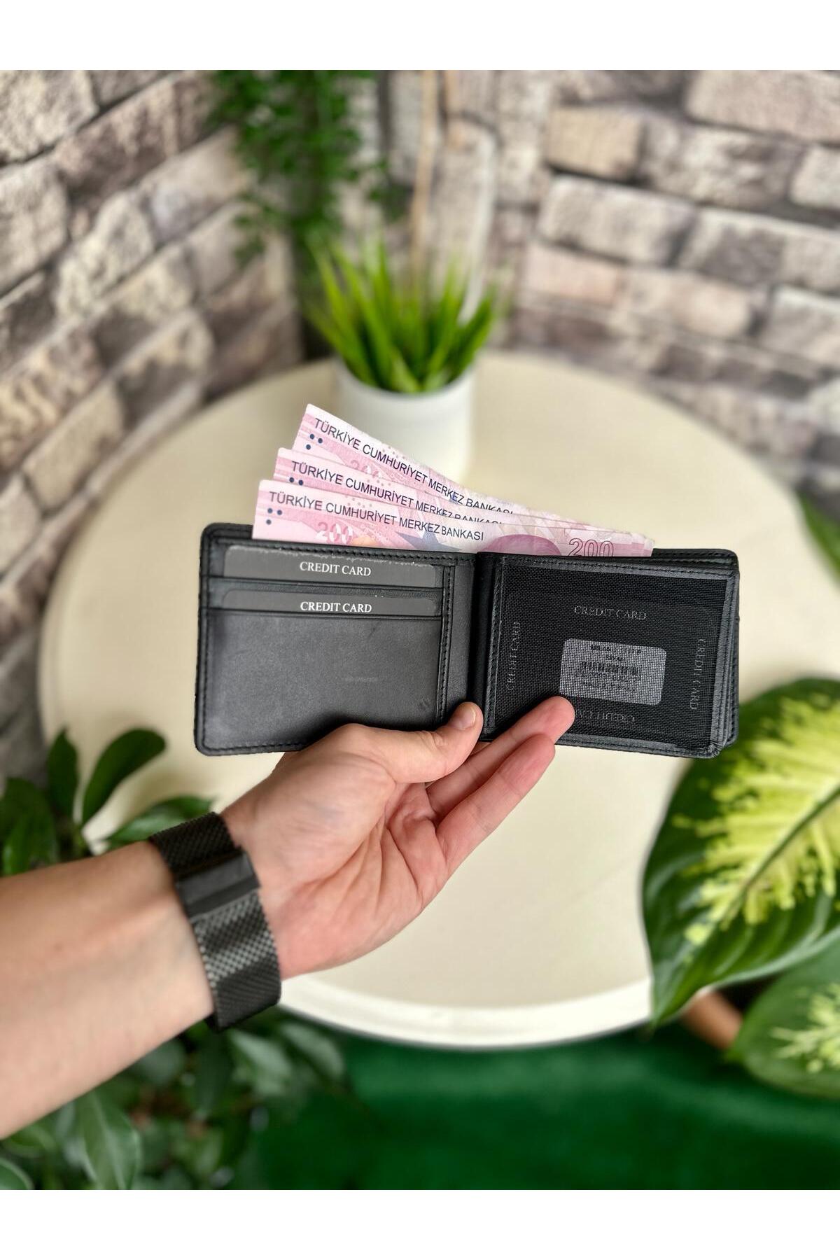 claw leather HAKİKİ DERİ ERKEK CÜZDANI (İSİM YAZILI) görsel 6