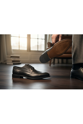 abar classic ERKEK İÇ DIŞ HAKİKİ DERİ NEOLİT TABAN LAZER İŞLEMELİ KLASİK AYAK...