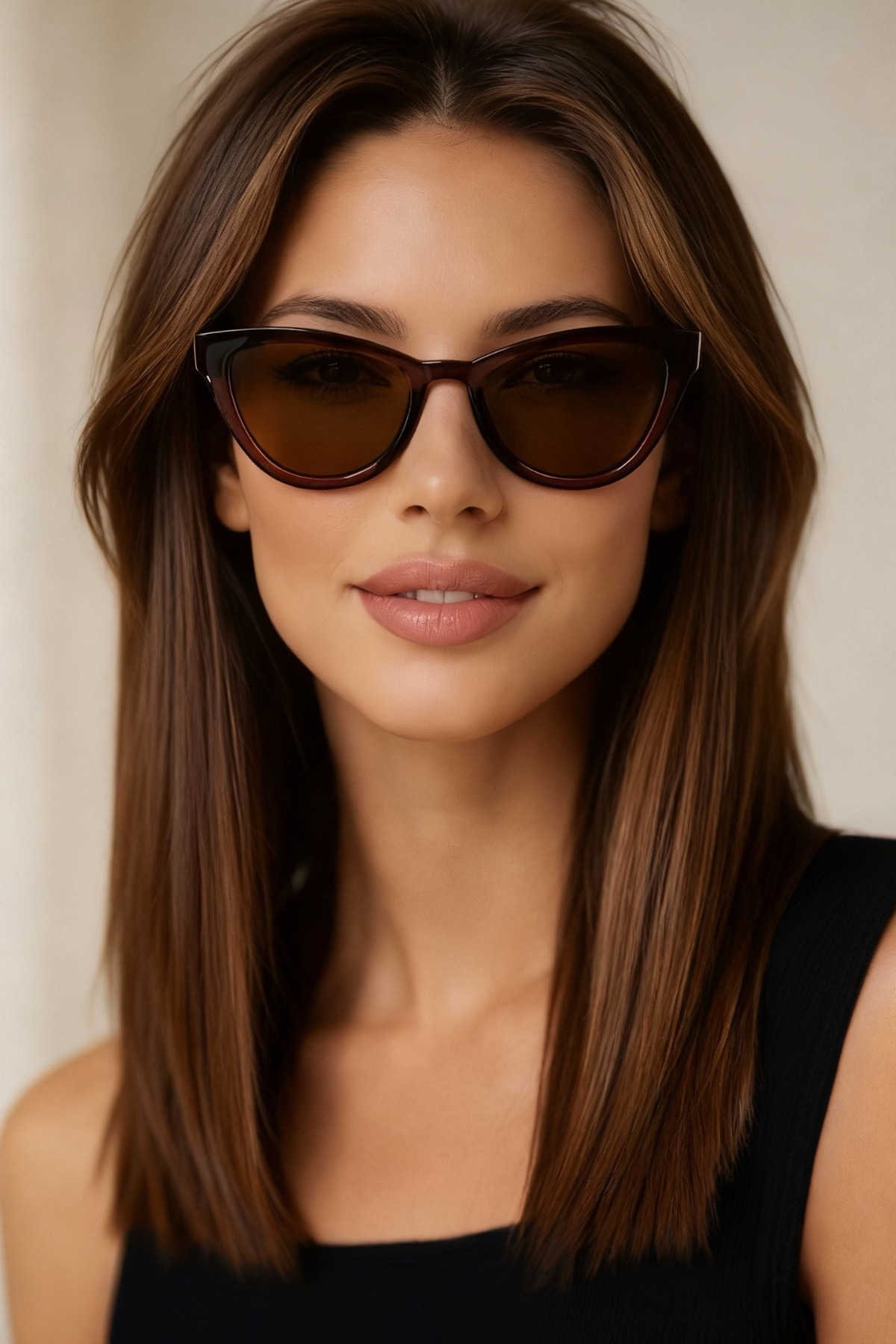 Eyesofia Tascono Unisex Lüx Siyah Güneş Gözlüğü görsel 3