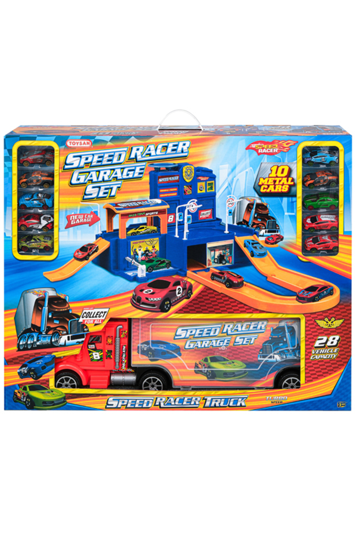 Toysan Speed Racer Garaj ve 10 Araba Seti - Fiyatı, Yorumları