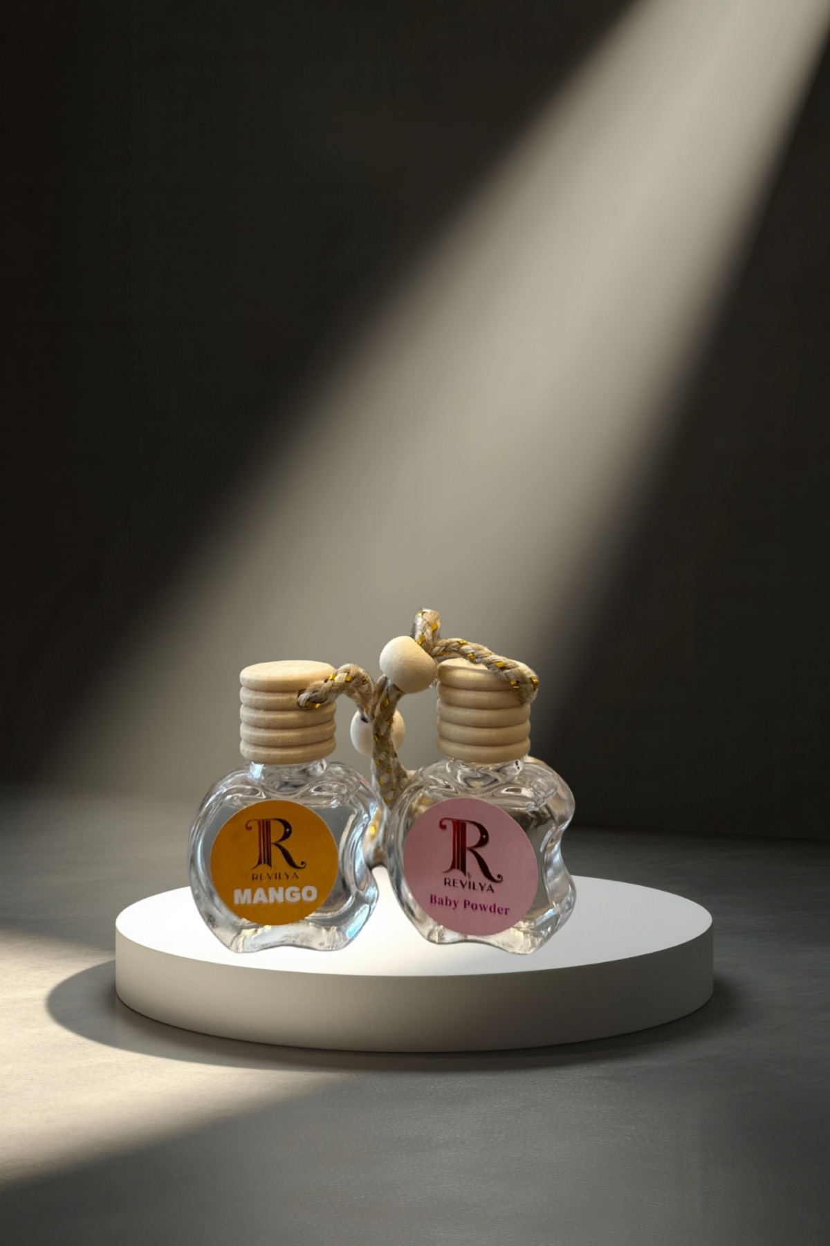 Revilya Mango & Bebek Pudrası Araç Kokusu 2’li Set 8 ml – Kalıcı Araba Parfümü Premium Tasarım fotoğrafı 2 (önizleme)